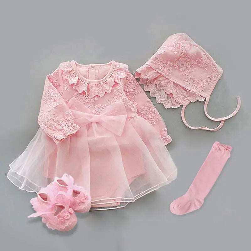 Baby Girl Party & Christening Dress Set