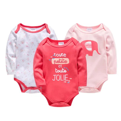 Baby Long Sleeve Autumn Bodysuit Set