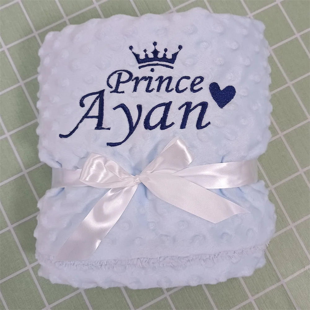 Personalized Baby Swaddle Blanket