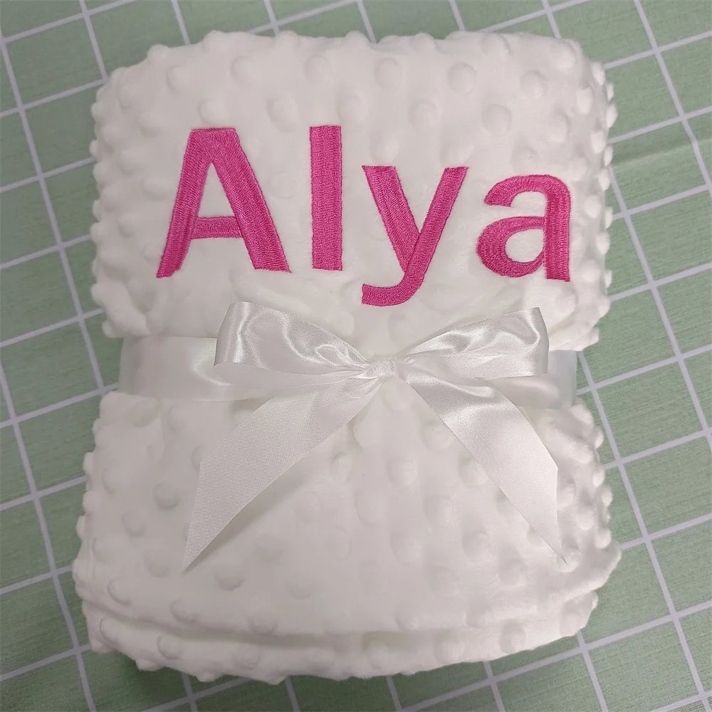Personalized Baby Swaddle Blanket