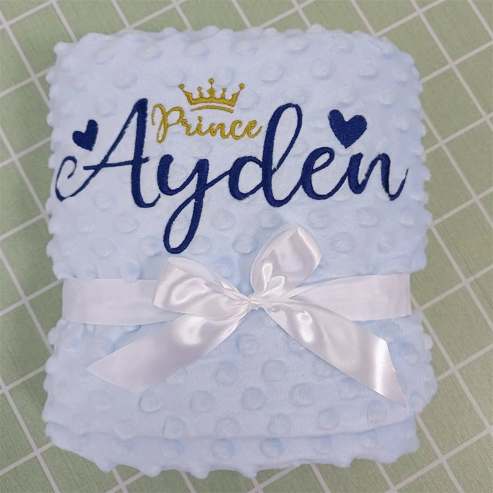 Personalized Baby Swaddle Blanket