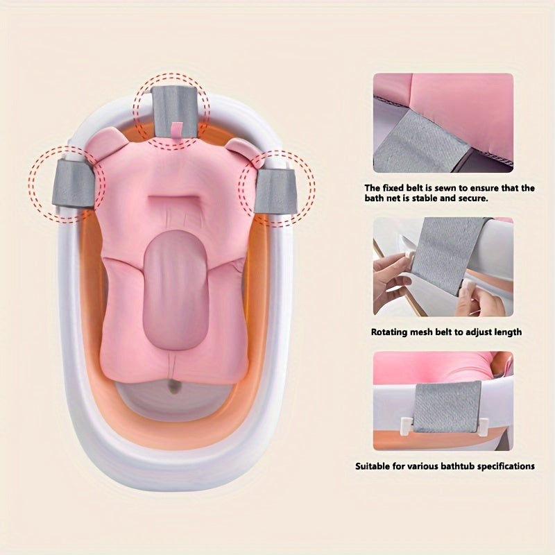 Non-Slip Bath Seat Cushion and Rack Set