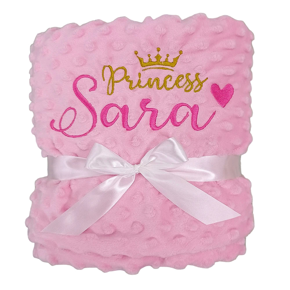 Personalized Baby Swaddle Blanket