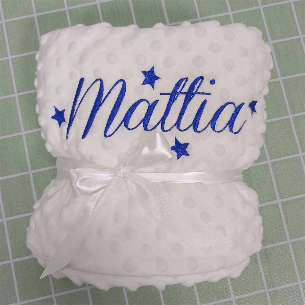 Personalized Baby Swaddle Blanket