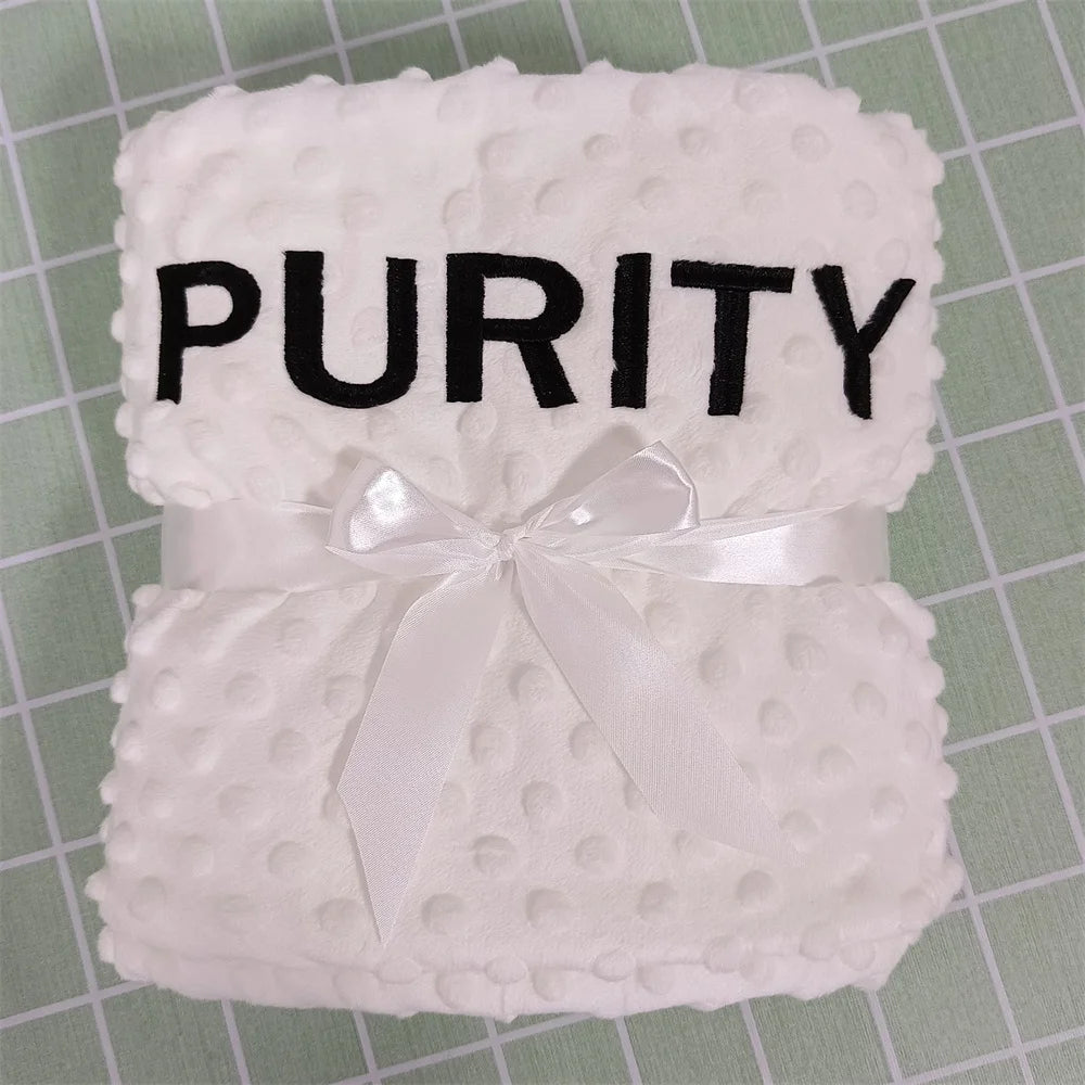 Personalized Baby Swaddle Blanket