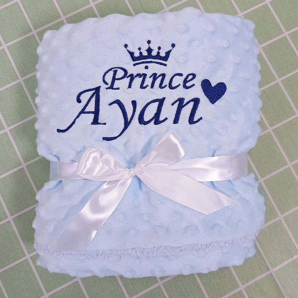 Personalized Baby Swaddle Blanket