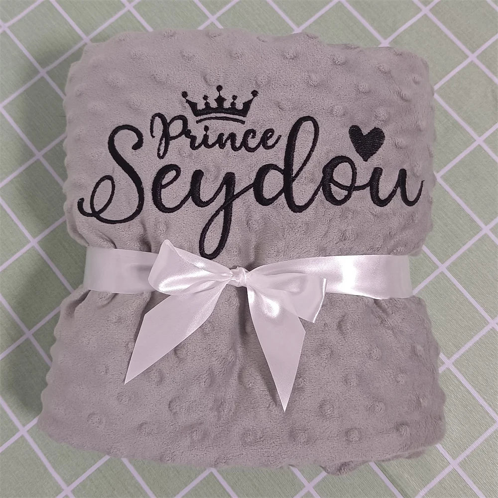 Personalized Baby Swaddle Blanket