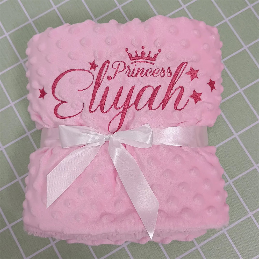 Personalized Baby Swaddle Blanket