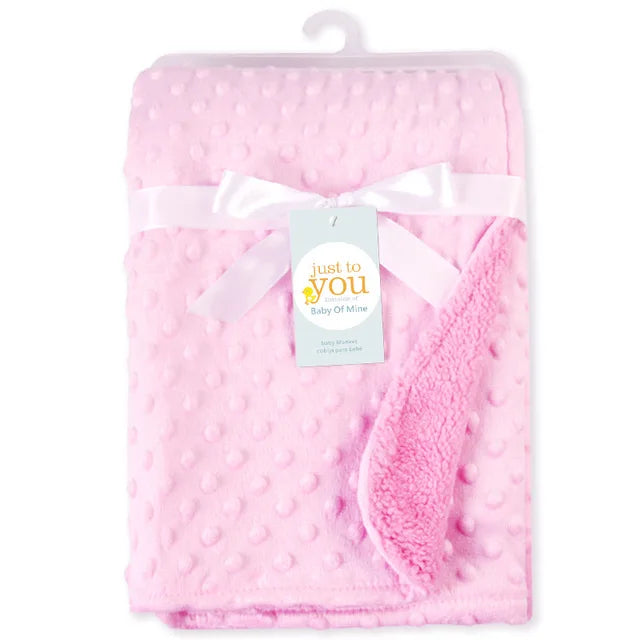 Soft Fleece Baby Swaddle & Blanket Set
