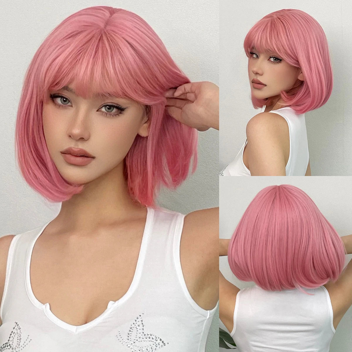 Women’s Short Synthetic Straight Bob Wig