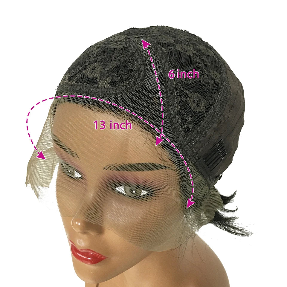 Short Straight Pixie Cut Human Hair Wig