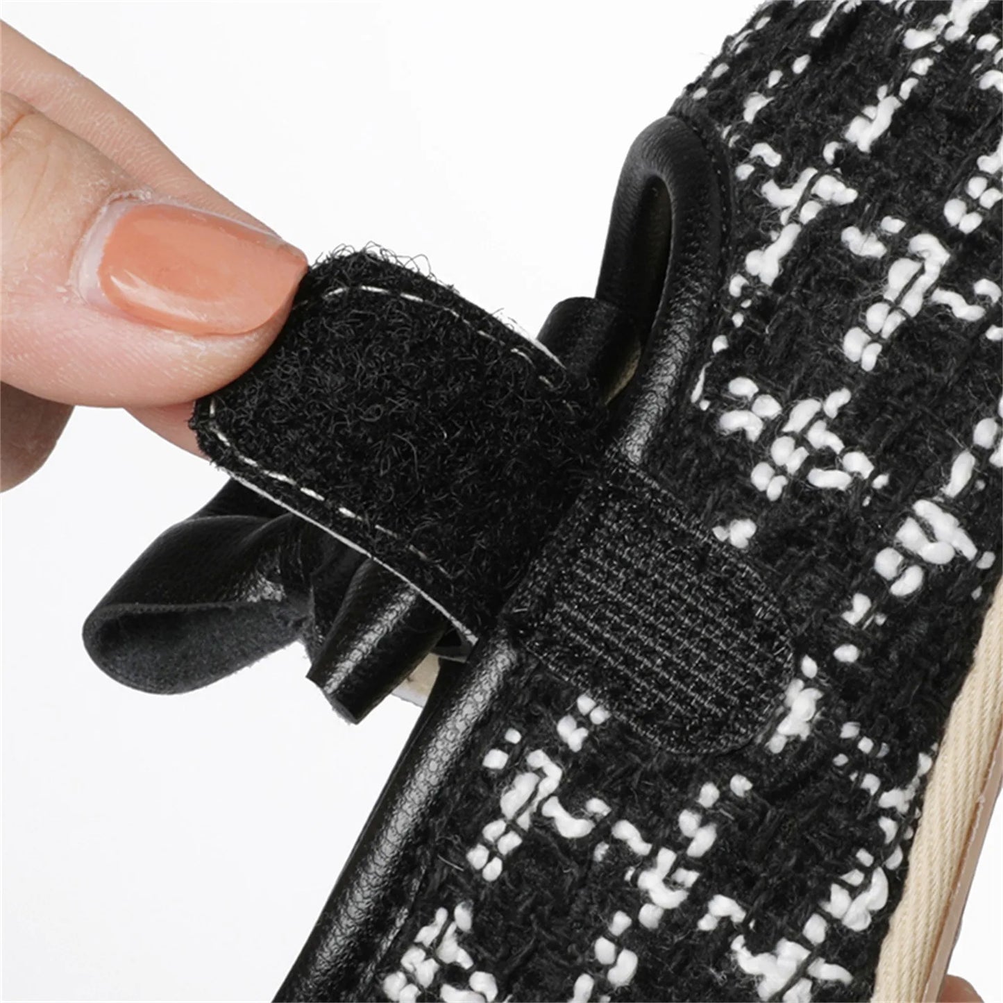 Infant Girls Plaid Bow Princess Shoes