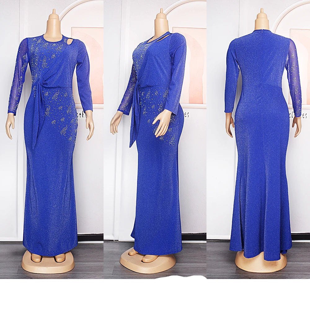 Plus Size African Party Long Dress