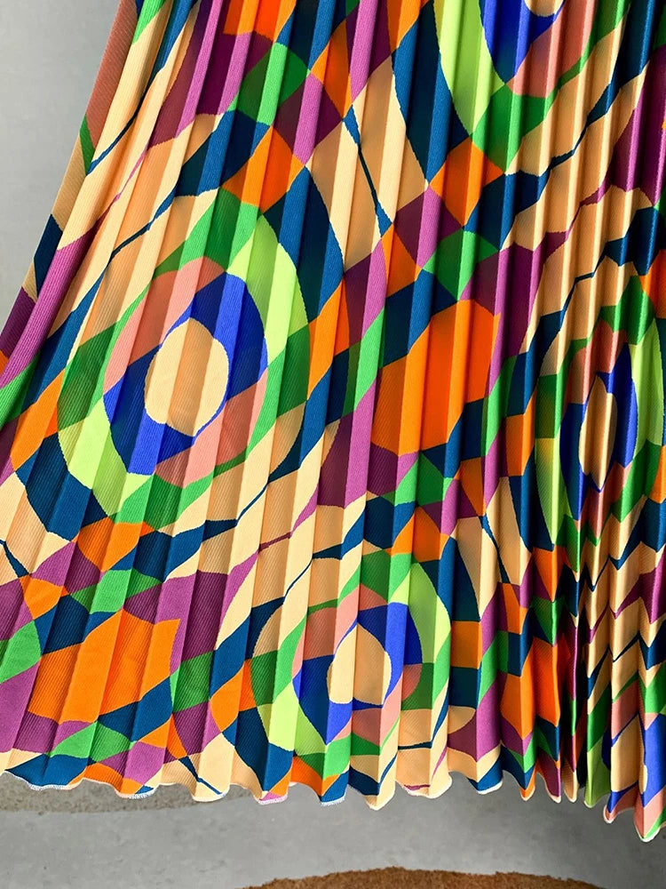 Elegant Pleated 2-Piece Set for women