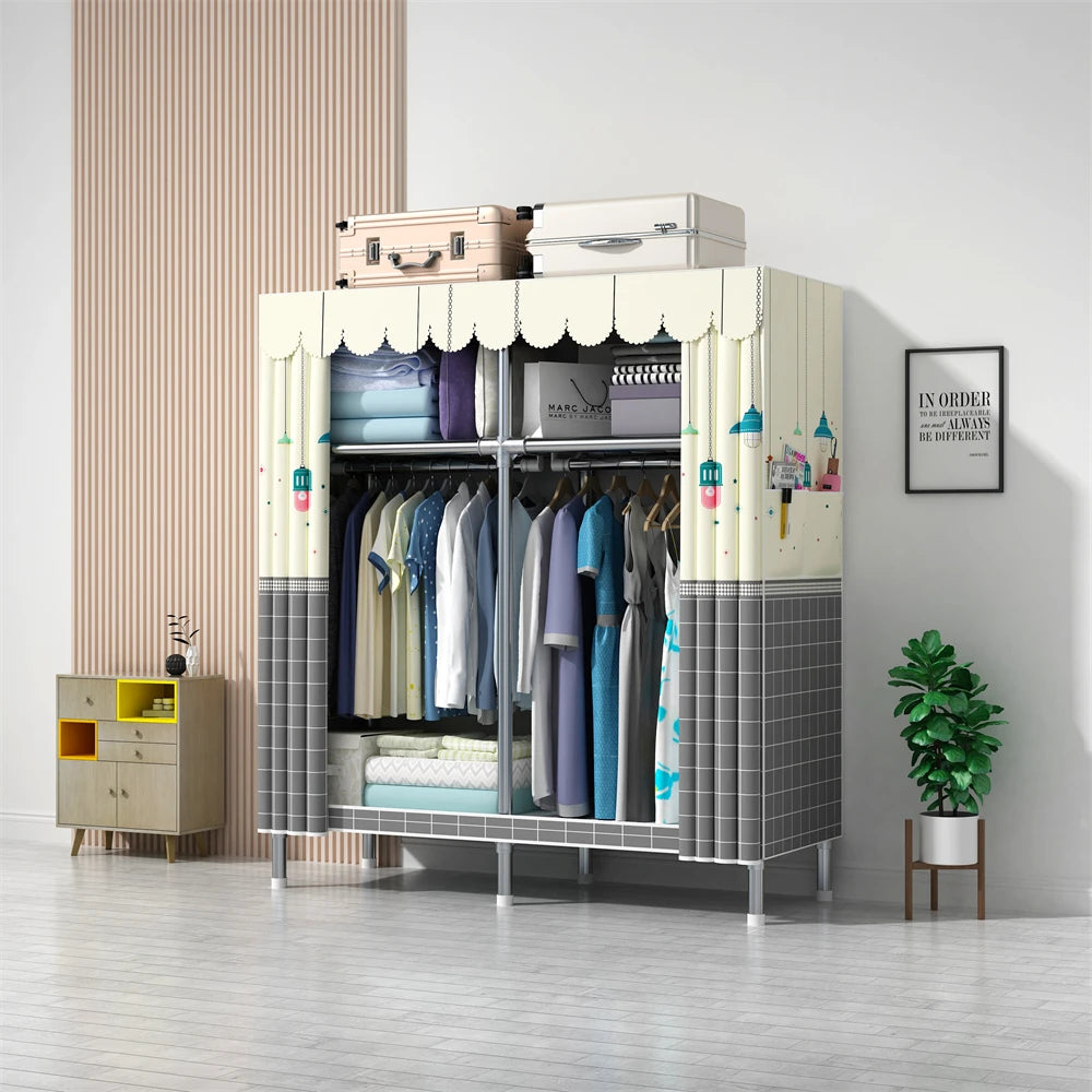 Bedroom Foldable Cloth Wardrobe