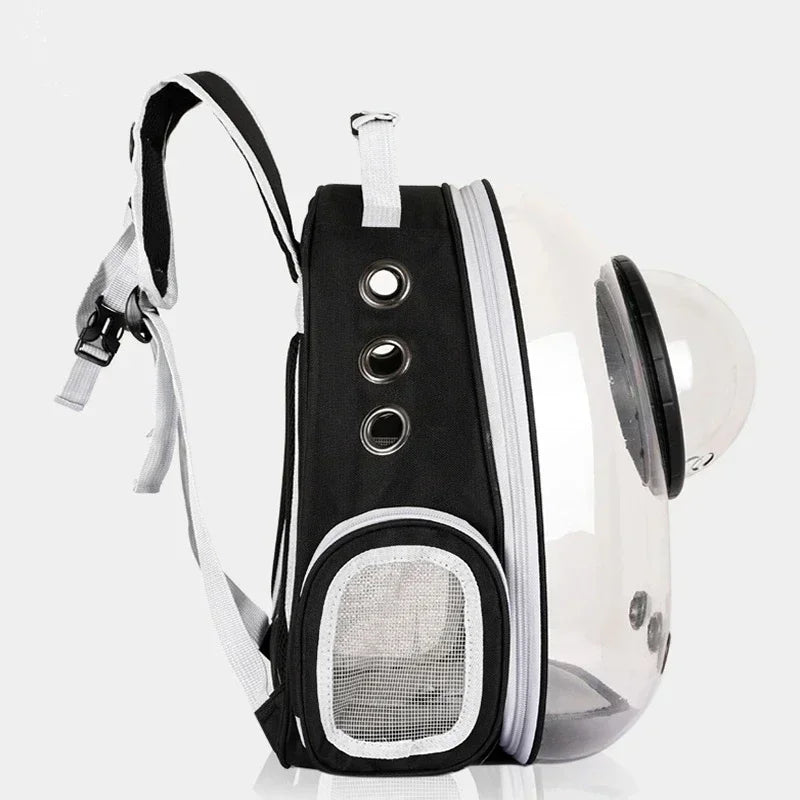 Transparent Capsule Pet Backpack for Cat & Pup