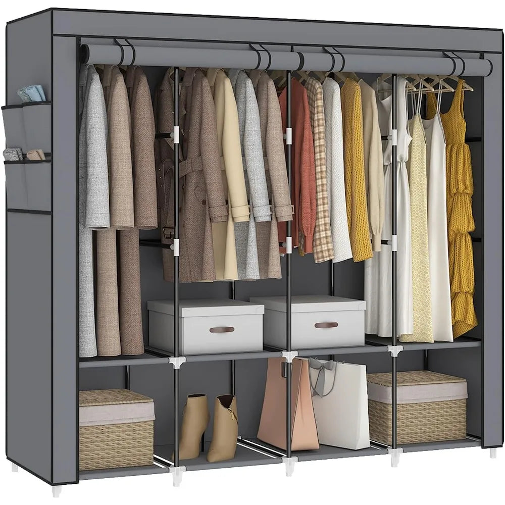 Portable Closet Wardrobe 67″