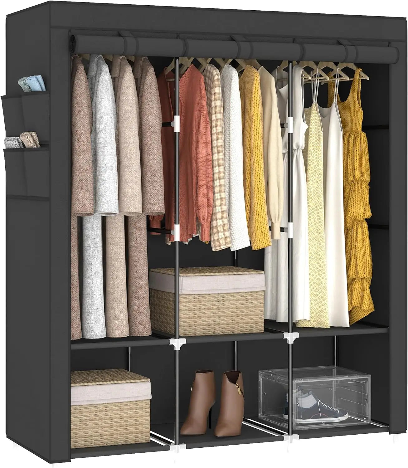 Portable Closet Wardrobe 67″