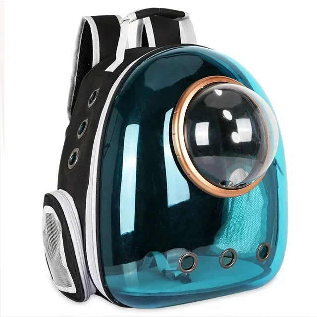 Transparent Capsule Pet Backpack for Cat & Pup