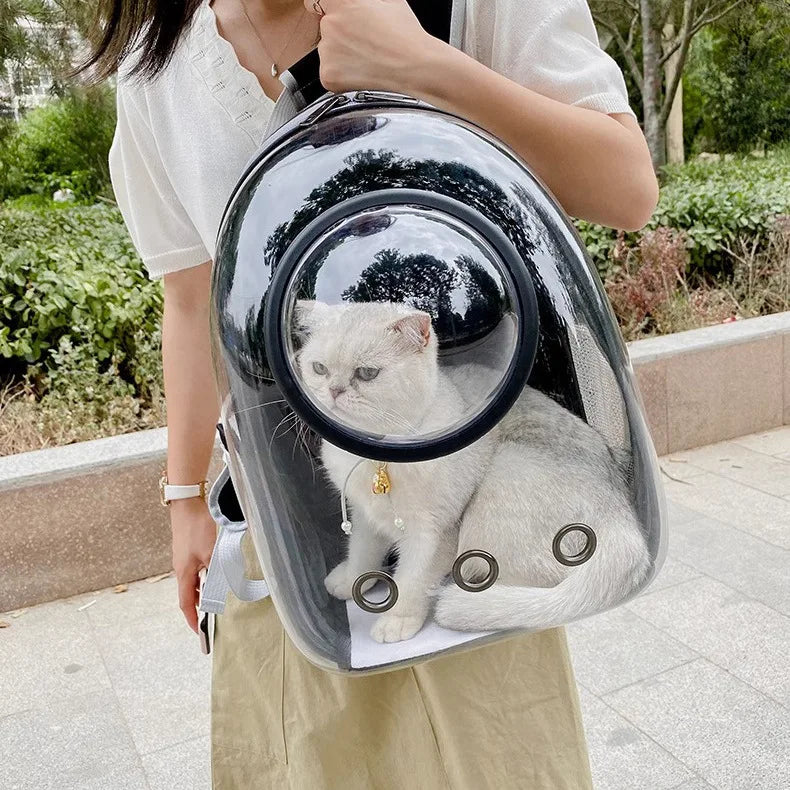 Clear Capsule Cat Pet Carrier Backpack
