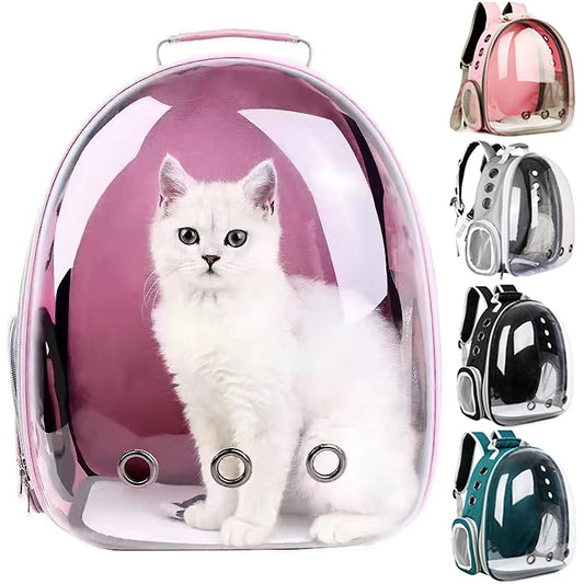 Clear Capsule Cat Pet Carrier Backpack