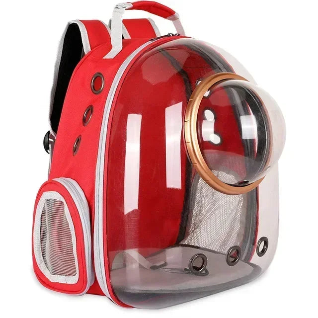 Transparent Capsule Pet Backpack for Cat & Pup
