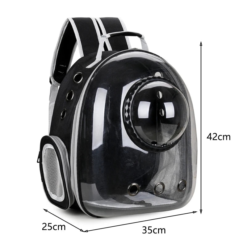 Clear Capsule Cat Pet Carrier Backpack