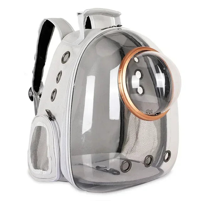 Transparent Capsule Pet Backpack for Cat & Pup
