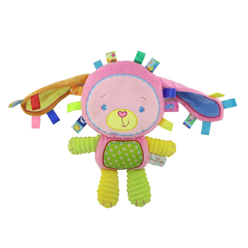Elephant Plush Lovey Rattle Toy
