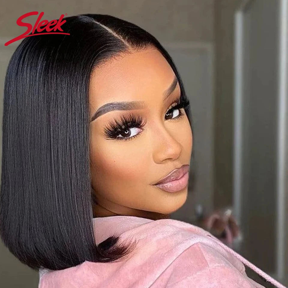 Brazilian Straight Lace Bob Wigs