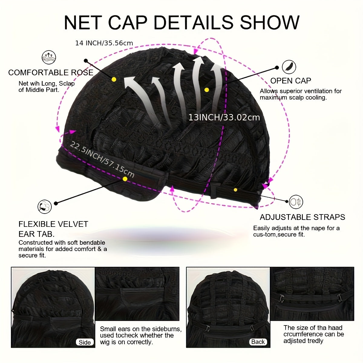 Long Synthetic Wavy Hair with Bangs