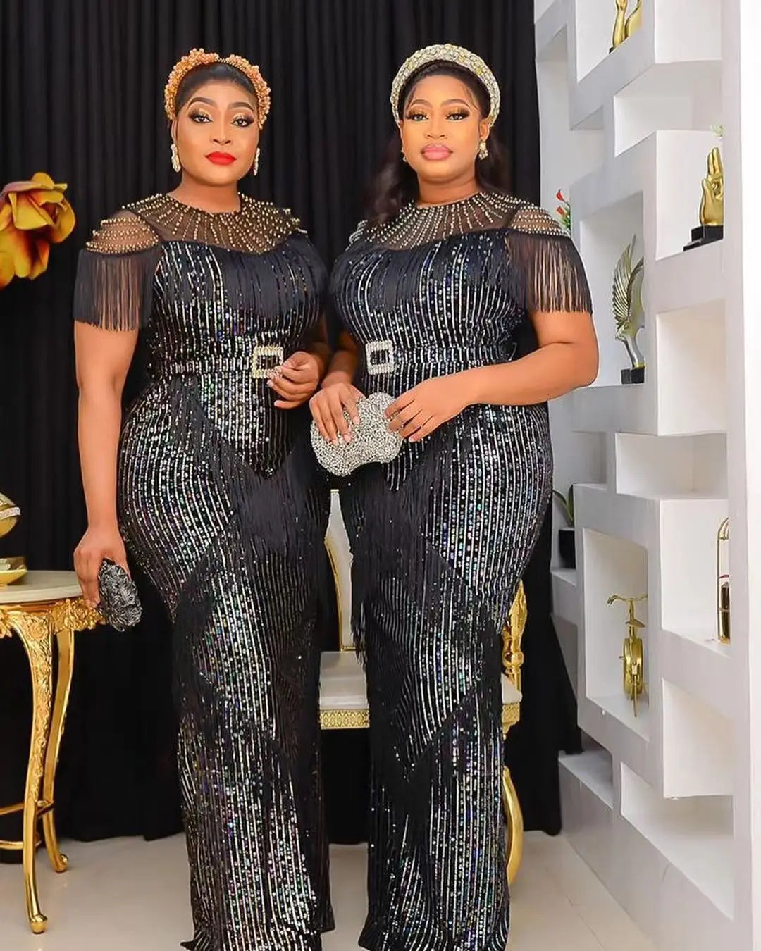 Plus Size African Party Dresses for Women