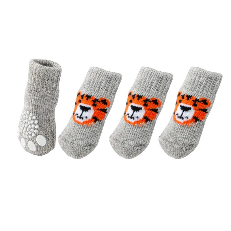 Elastic Warm Pet Socks Non-Slip for Small Dogs