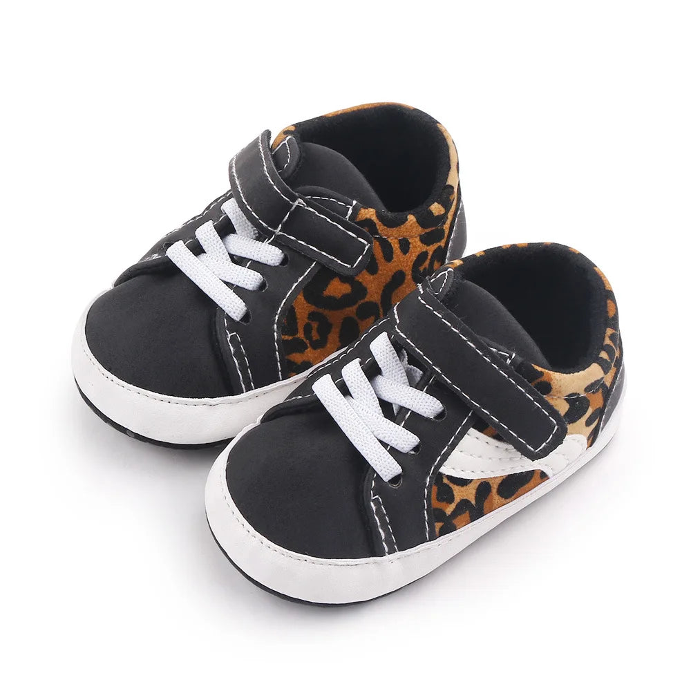 Baby Boys Soft Sole Canvas Sneakers