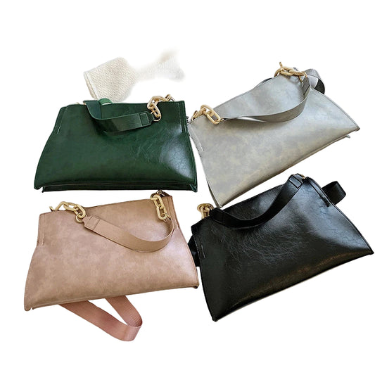 Women's Soft Leather Shoulder Bag