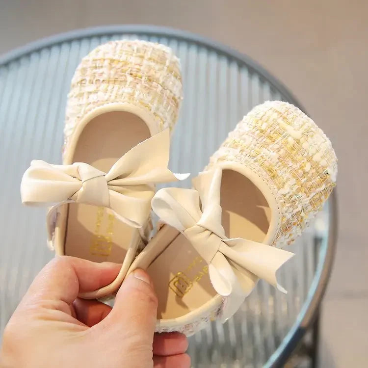 Bow Party Shoes for Girls- Kids Dress Shoes (21–30)