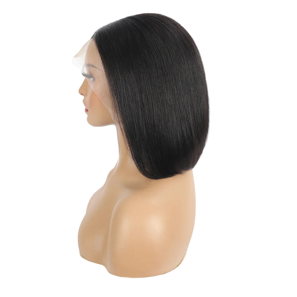 Straight Human Hair Bob – 13x4 Lace Front Wig