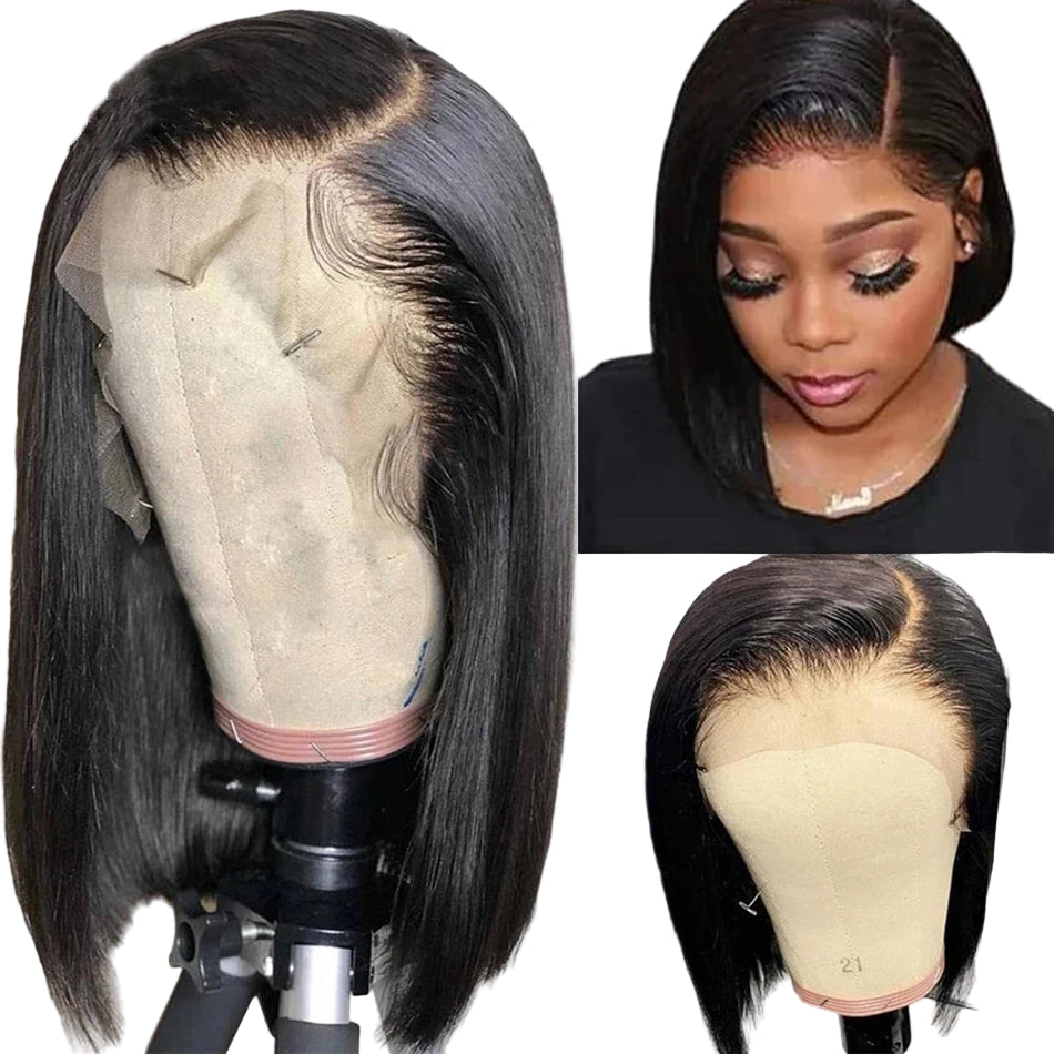 13x4 Straight Lace Frontal Bob Wig