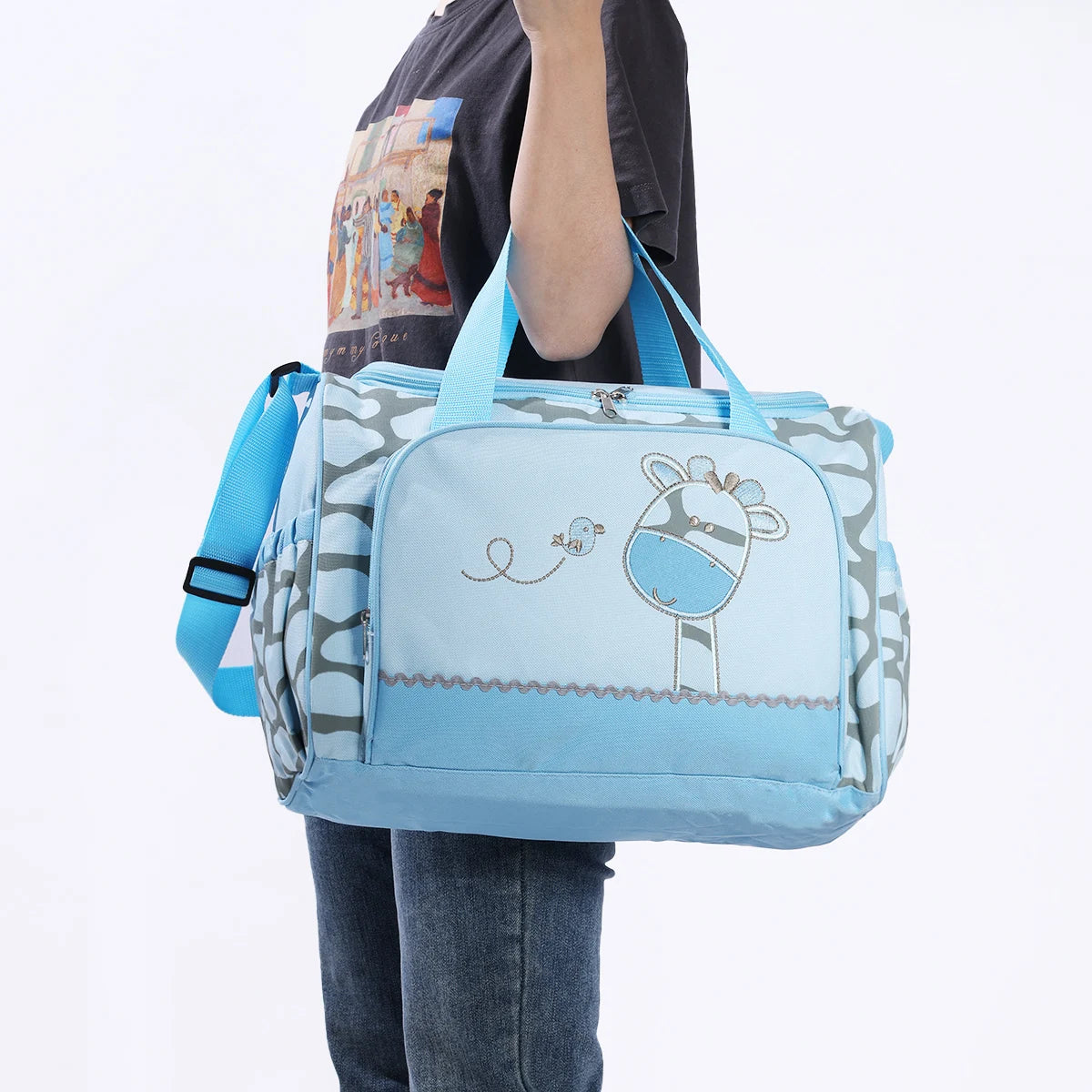 Large Capacity Multifunctional Mommy Diaper Bag