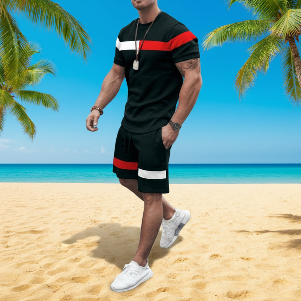Men’s 3D T-Shirt & Shorts Set