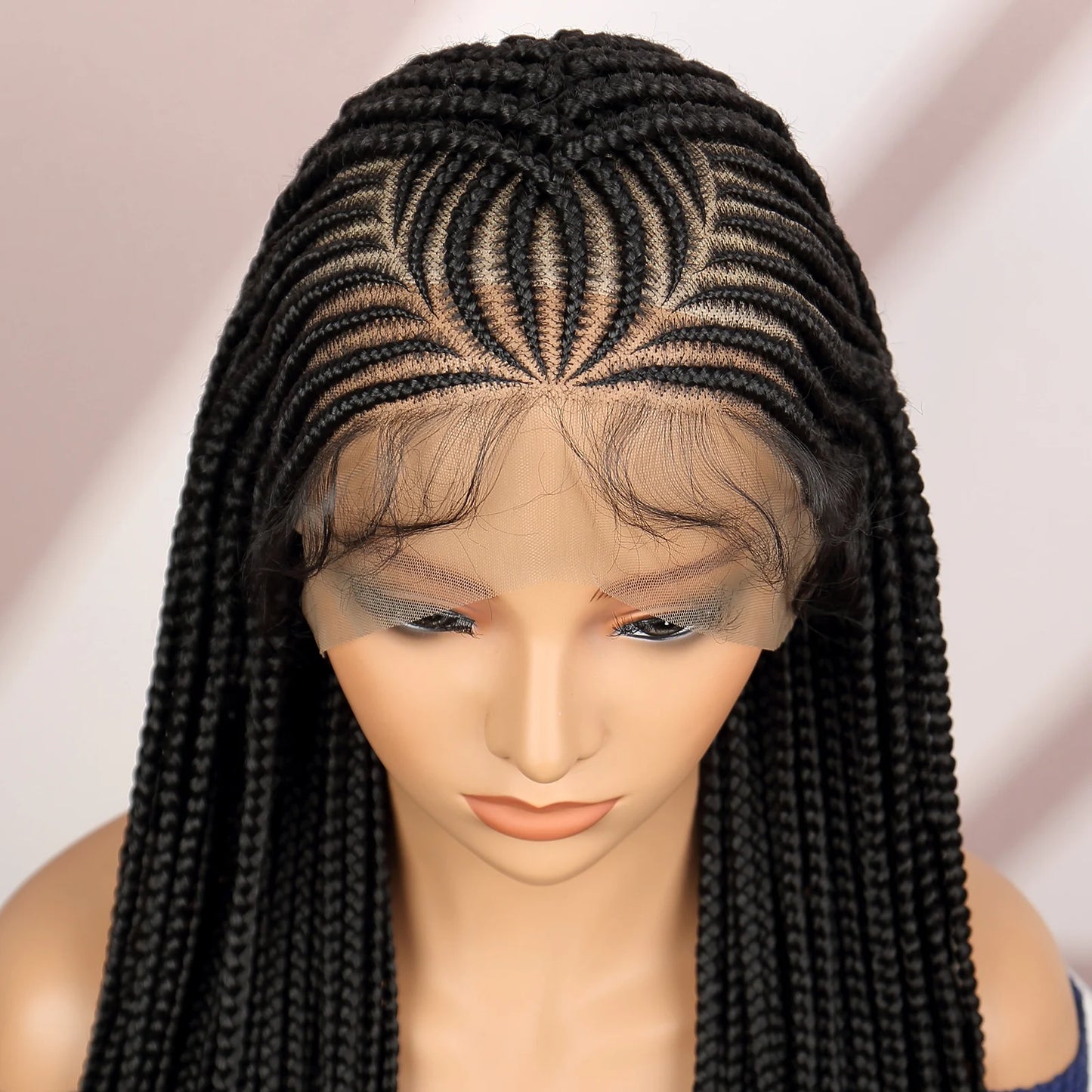 Cornrow Braided Wigs-Synthetic Full Lace