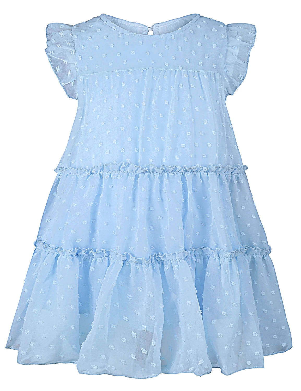 Toddler Girls Ruffle Tiered Loose Fit Dress