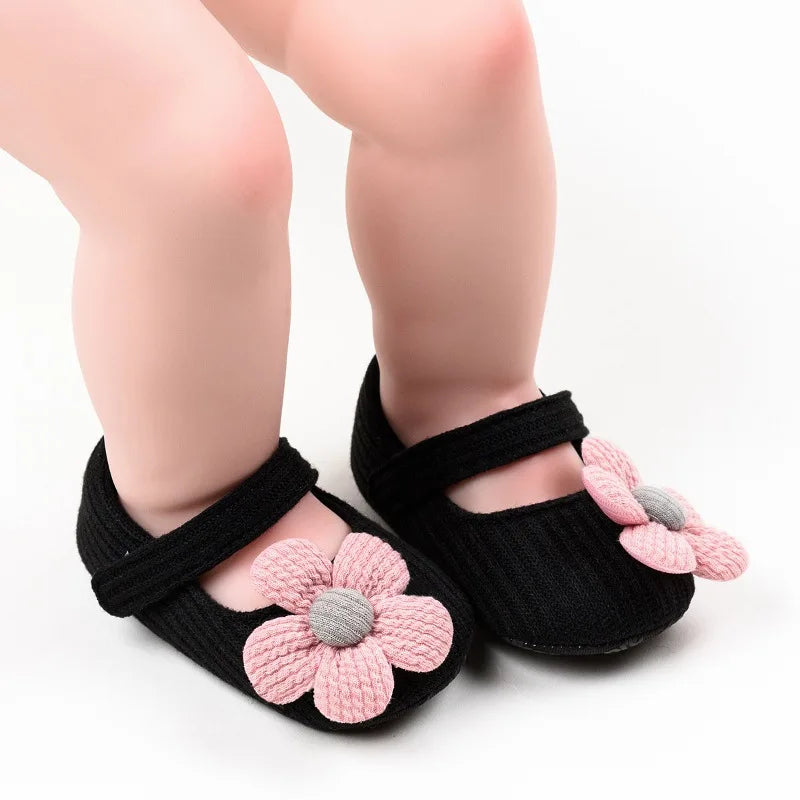 Anti-slip First Walking Baby Girls Shoes 0-12M