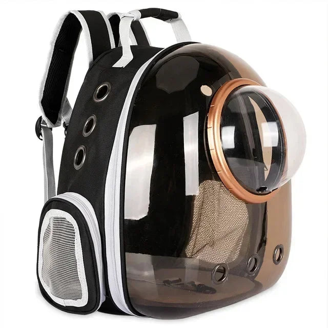 Transparent Capsule Pet Backpack for Cat & Pup