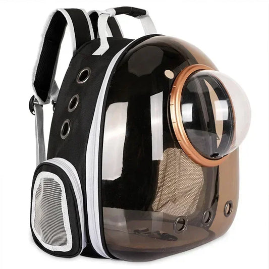 Transparent Capsule Pet Backpack for Cat & Pup