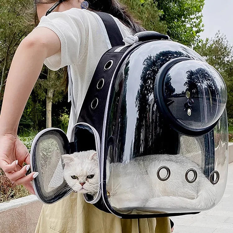 Clear Capsule Cat Pet Carrier Backpack