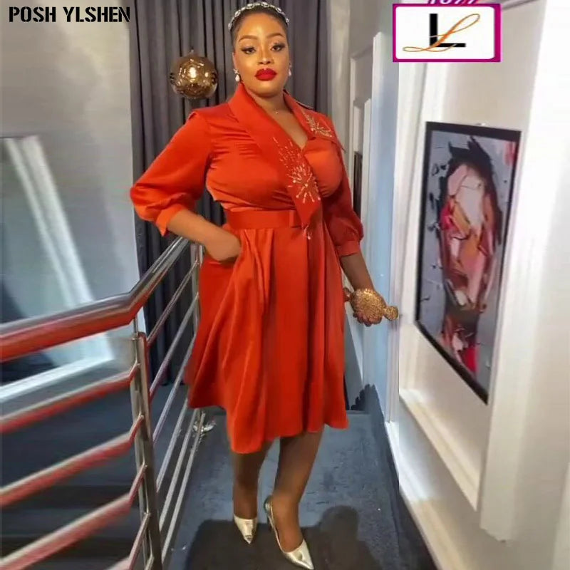 Elegant African Wedding Dress