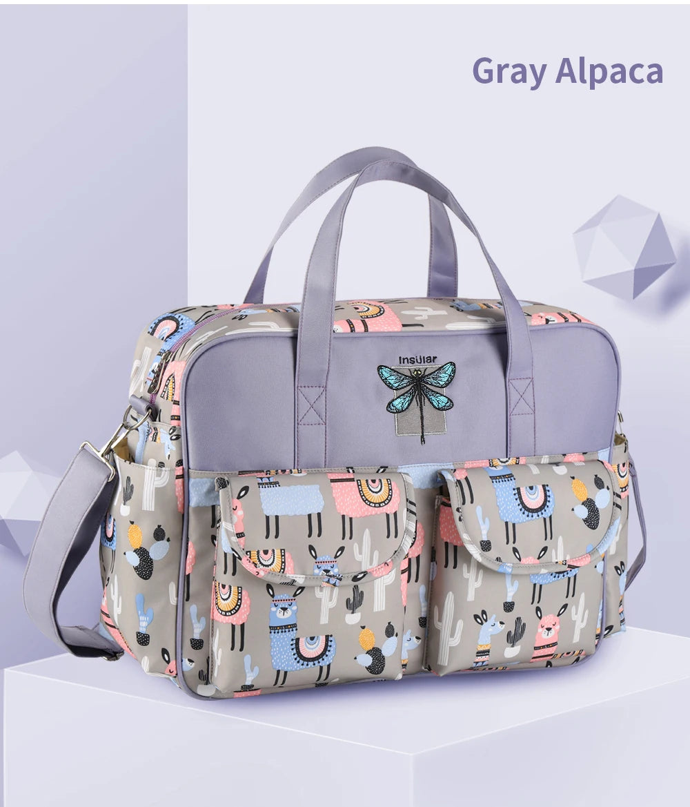 Stylish Waterproof Multifunctional Diaper Bag