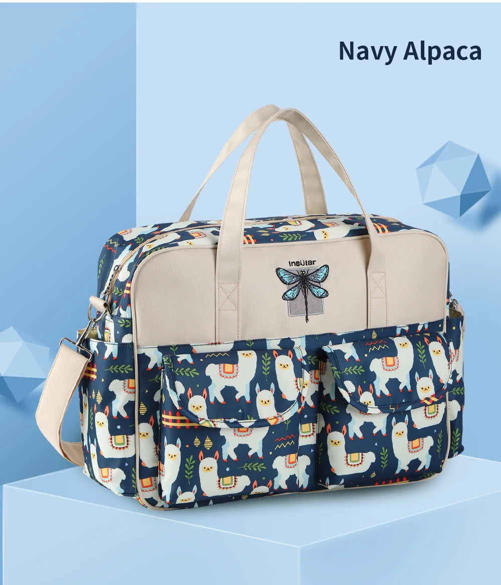 Stylish Waterproof Multifunctional Diaper Bag