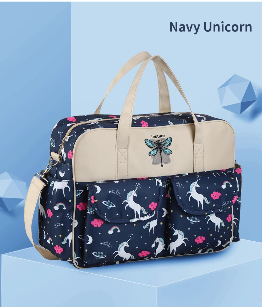 Stylish Waterproof Multifunctional Diaper Bag